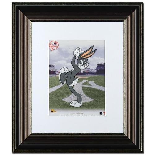 Looney Tunes Bugs Bunny Pitchng With The Yankess