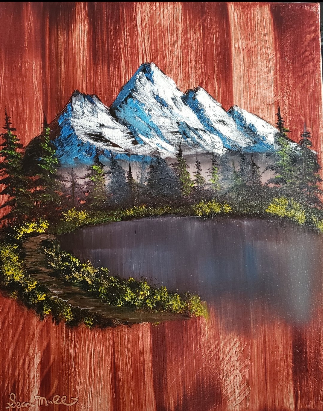 Experience the Joy of Painting…the Bob Ross way but Smaller